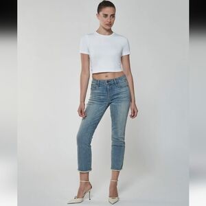 Parker Smith Women's Byron Crop Straight w/Raw Hem in Surf Rider Size 25